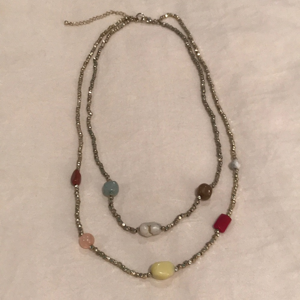 Anthropologie gold necklace